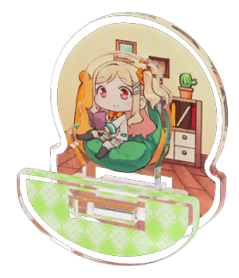 ゆらゆら アクリルスタンドの作例