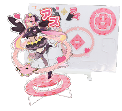 アクリル フリーカット(A4)の作例