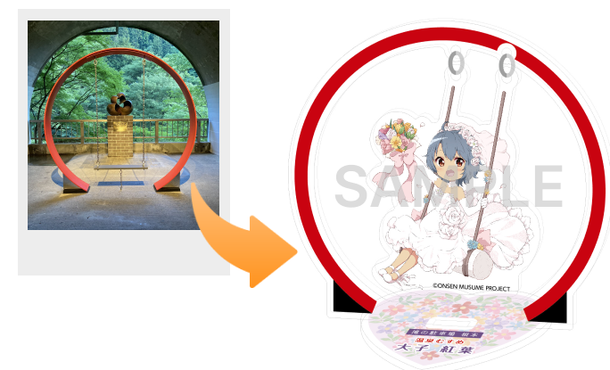 大子紅葉のゆらゆらアクスタの制作事例